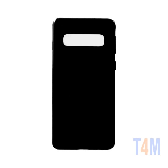 Capa de Silicone Macio para Samsung Galaxy S10 Preto